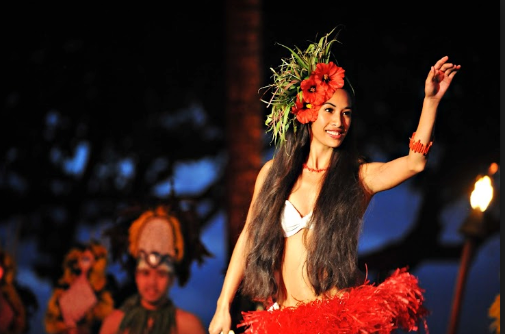 hawaiian muziek en dansers